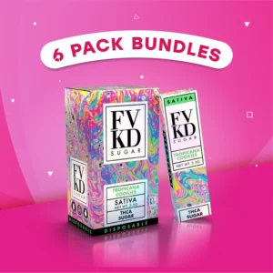 6-PACK FVKD THCA SUGAR DISPOSABLE | 3.5g