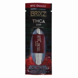 BRIXZ D9P Shatterwalkerz Single Pre-Roll 0.75g
