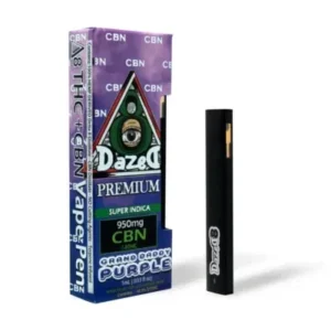 Dazed CBN Delta 8 Disposable 1g – Granddaddy Purple