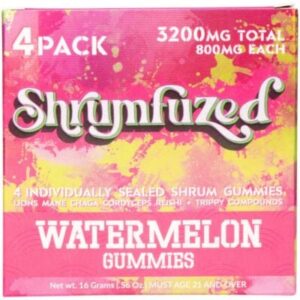 Shrumfuzed Nootropic Mushroom Gummies 4pc – Watermelon