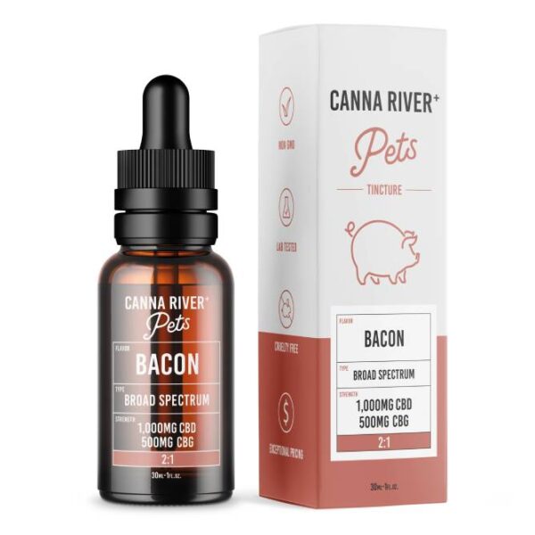 Canna River Broad Spectrum CBD CBG Pet Tincture 30mL