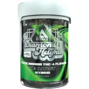Delta Extrax Diamond Heights Exotic THCa Flower Jars 7g Jealousy